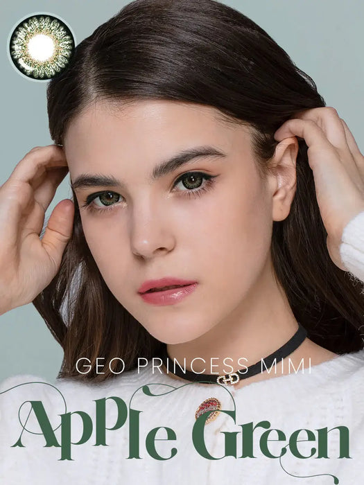 Geo Princess Mimi Apple Green (Bambi series) coloured contact lenses