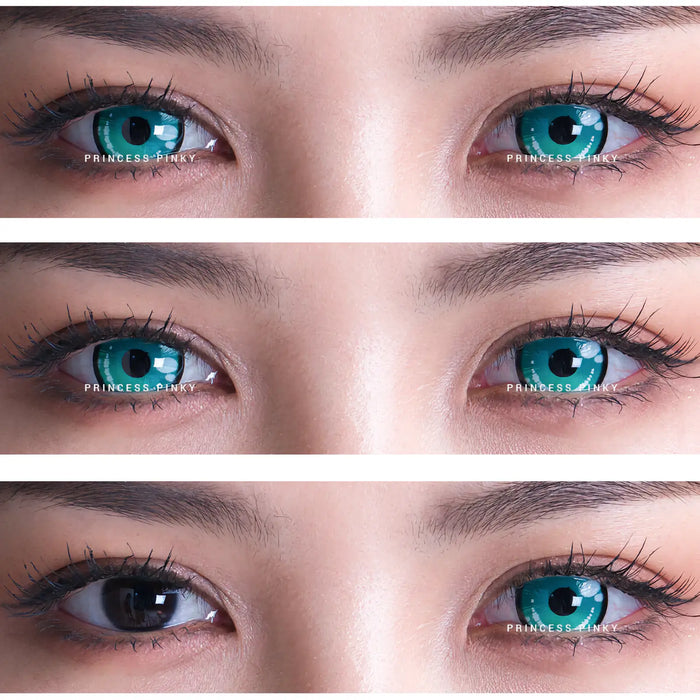 Princess Pinky Obsidian Green Contact lenses (yearly)
