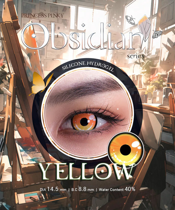 Princess Pinky Obsidian Yellow, cosplay lenses yearly