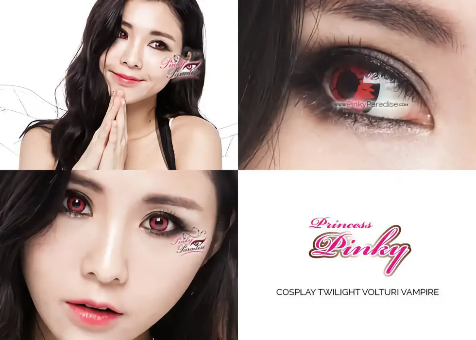Princess Pinky Cosplay Twilight Volturi Vampire, coloured lenses (yearly)
