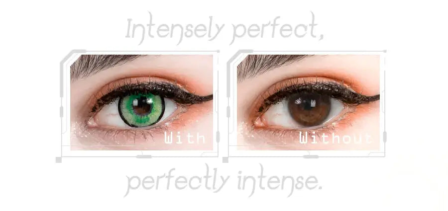 Princess Pinky Cyberdoll Green coloured contact lenses