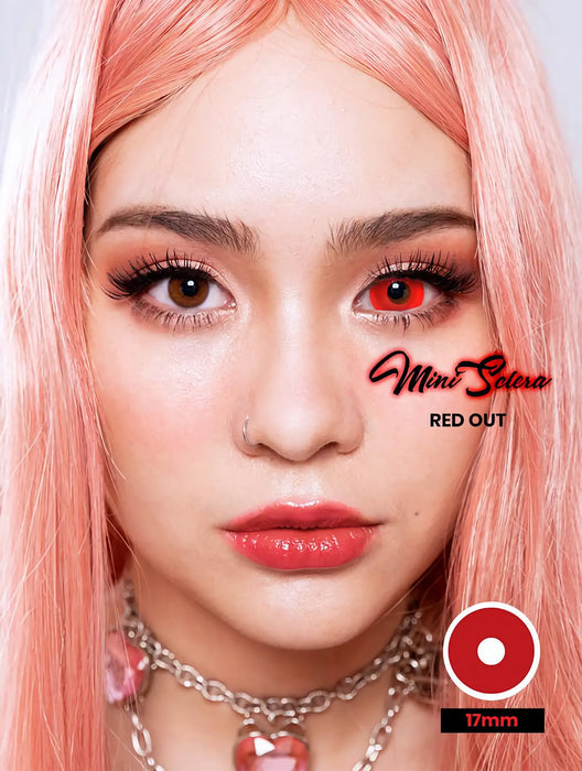 Princess Pinky Red Out Mini Sclera (yearly) 