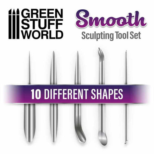 5x smooth sculpting tool set, 10 different shapes