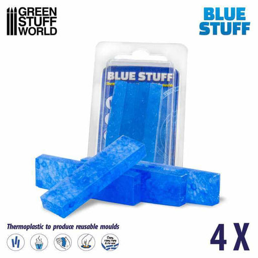 4x blue stuff mold. Thermoplastic to produce resuable moulds.