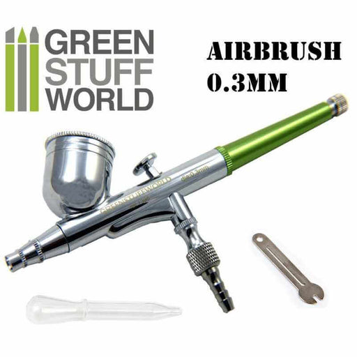 Dual action gsw airbrush 0.3mm and its complementary wrench