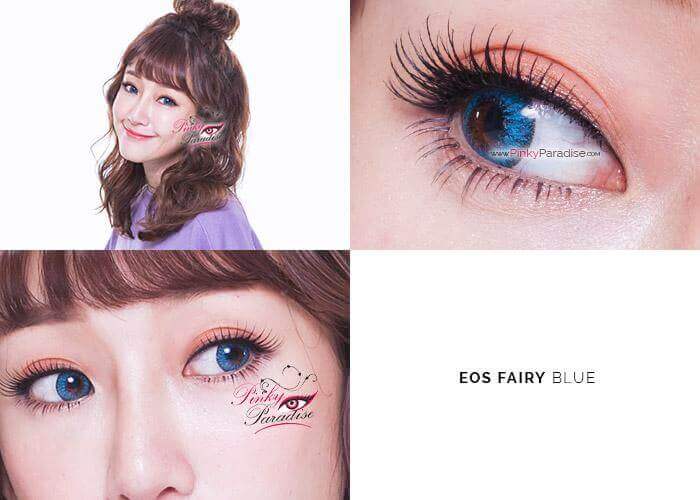 EOS Fairy Blue, colored lenses
