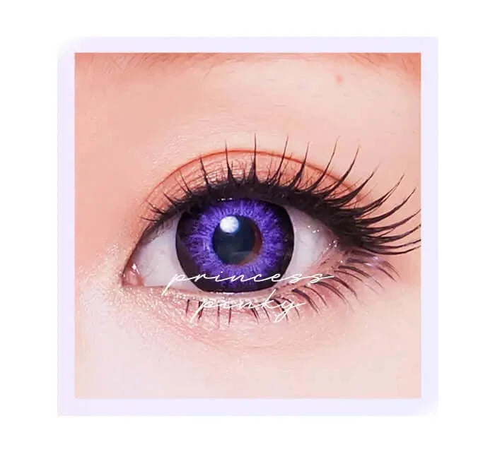 EOS Super Neon Violet, colored lenses