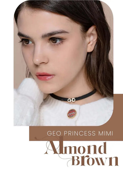 Geo Princess Mimi Almond Brown (Bambi Series), colored lenses