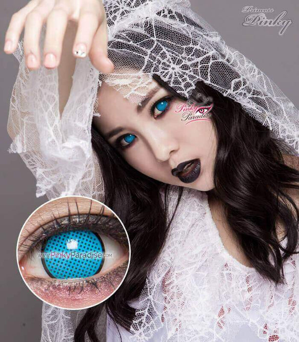 Princess Pinky Cosplay Cyan Mesh With Rim, crazy lenses