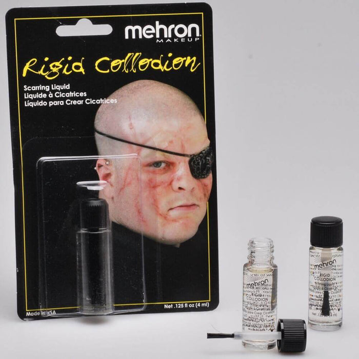 Mehron Rigid Collodion, scar effect