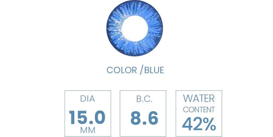 Vassen Super Blue, colored lenses