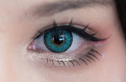 Venus Eye Aqua, colored lenses